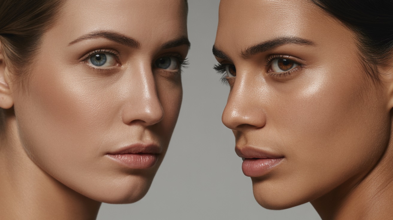 Low Cheekbones vs. High Cheekbones